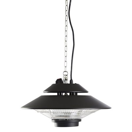 1500 W hengende terrassevarmer for jevn og effektiv oppvarming utendørs