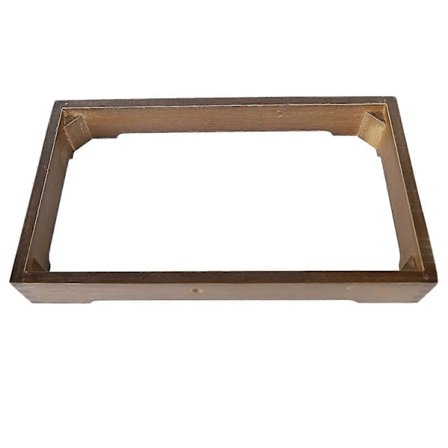 Minimalistisk Træramme Induktionskogeplade Base for Stabil og Indbygget Te-komfur Madlavningstilbehør