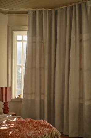 Jotex - Mørkleggingsgardin 1-lengde Ekstra Bred Linbeige - SHADOW - Kjøp Mørkleggingsgardiner hos Jotex