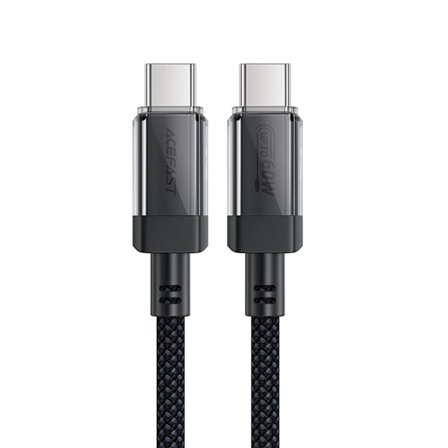 Acefast C12 USB-C/USB-C PD 60W 1.2m Kabel 480Mb med Nylon Braid