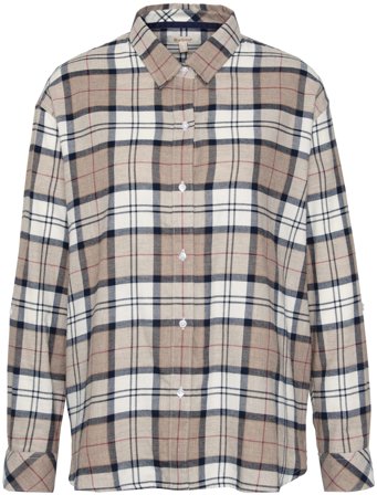 Barbour W's Elishaw Shirt Russet Brown