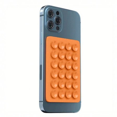 Förtjockad 24-kornig fyrkantig sugkopp, mobiltelefon silikon sugkopp, mobiltelefon surfplatta datorstöd, klistra in hållare