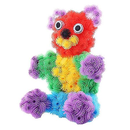 200 stk Børns Perleuddannelseslegetøj Saml DIY Klæbrig Til Drenge Og Piger