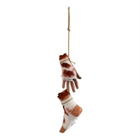 Hanging Bloody Hand & Feet