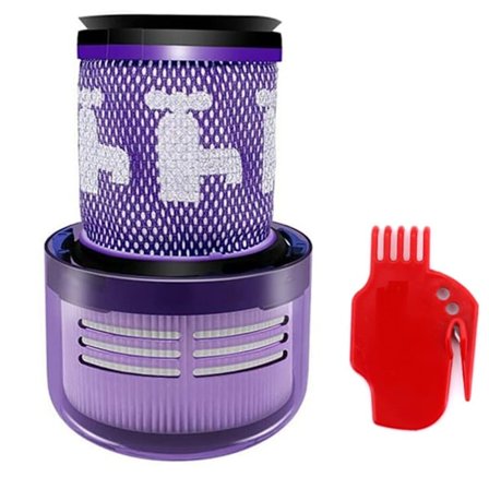 Erstatningsfilter for støvsuger til Dyson V12 Detect Slim Duster, vaskbart filter, rengjøring av støvsuger, del 971517-01