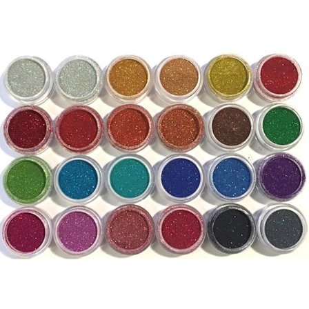 24 burkar glitter dust / micro