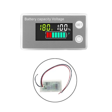 Akun kapasiteetin ilmaisin Digitaalinen volttimittari H H