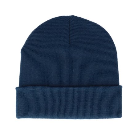 Beechfield - Blå cuff Beanie - Petrol Cuff Blank Beanie @ Hatstore