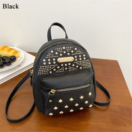 Mini Ryggsäckar Liten Ryggsäck SVART