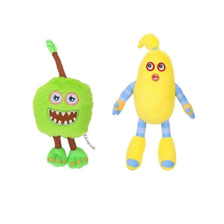 My Singing Monsters Plyslegetøj Grøn Furcorn Blød Udstoppede Dukke Børnefødselsdagsgave (LGL)