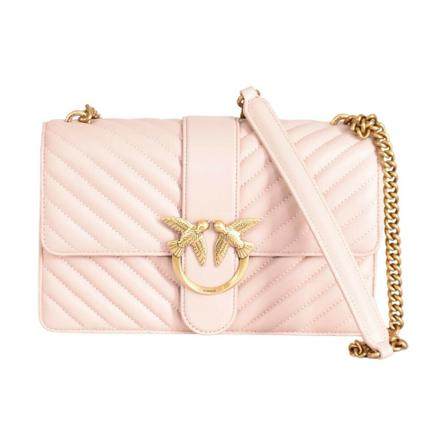 Pinko, Cross Body Bags Roze, Dames, Maat:ONE Size