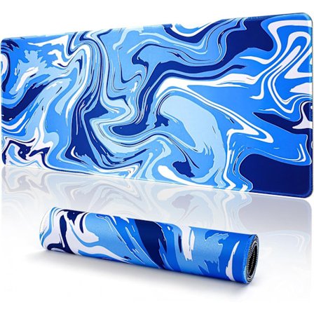 Hiirimatto, suuri pelialusta (31,5 x 11,8 x 0,12 tuumaa), pestävä suuri hiirimatto, japanilainen hiirimatto liukumattomalla kumialustalla, laajennettu