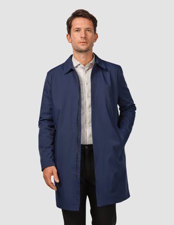 Shaping New Tomorrow - Waterproof Trench Coat - Navy - Male - Size S