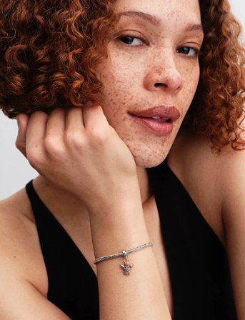 Pandora Gingerbread Angel Sterling Silver Dangle - Silver - ONE SIZE