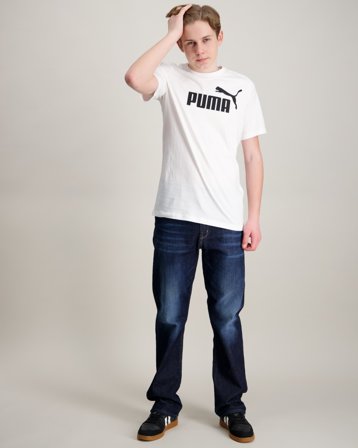 Puma ESS No. 1 Logo Tee B Wit T-shirts Jongens - Kids Brand Store