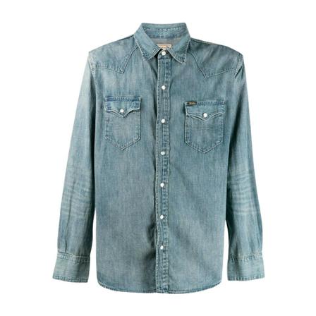 Polo Ralph Lauren, Shirt Blauw, Heren, Maat:L,Cotton