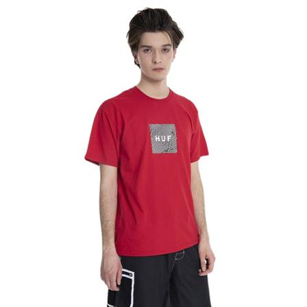 Huf, Koszulka HUF Feels T-Shirt Ts 01328 RED XL Czerwony, Mężczyzna, Rozmiar: M