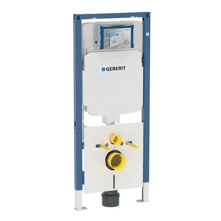 Cassetta incasso Geberit Sigma 8 con modulo d'installazione Duofix per vaso sospeso 114 cm