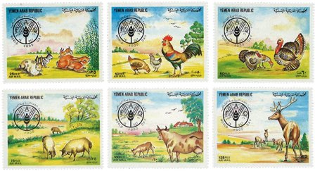 Yemen 1982 - MICHEL 1669-1674 - Postfrisk sæt
