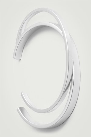 COS Men's 2-Pack Mismatched Cuffs in Silver-coloured