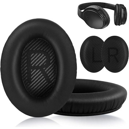 FOR Korvatyynyt Bose QuietComfort - QC35/QC25/QC15/AE2 Kuulokkeille Musta