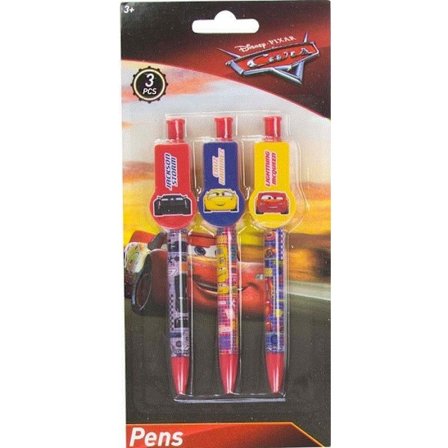 Kulspetspenna 3-pack - Disney Cars