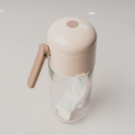 Måling av salttank sprederflaske Kjøkken krydderkrukke