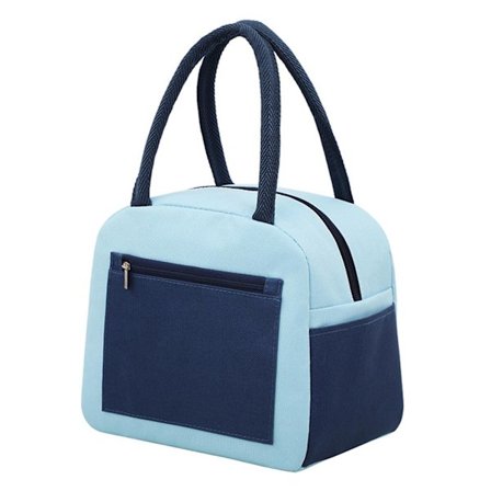 Enkel Fargeblokkert Matboksveske Vanntett Fortykket Matboksveske for Skole Kontor Arbeid