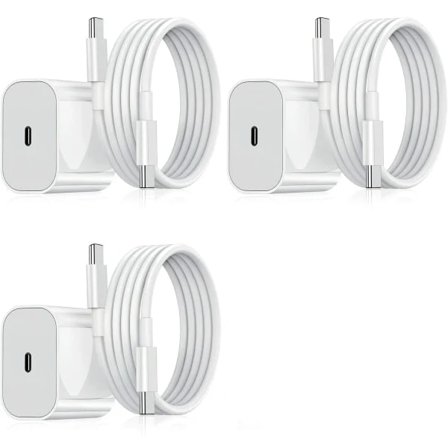 Yhteensopiva Samsung-laturin kanssa - Pikalaturi - Adapteri + Kaapeli 20W USB-C Valkoinen 3-pakkaus Yhteensopiva Samsungin kanssa (NT) 3-pakkaus