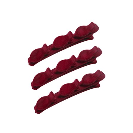 2 stk. elegante hårstylingklemmer Hårtilbehør Flocking Barrettes for kvinner