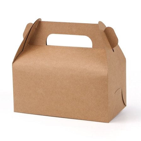 10st Laser Cake Packaging Box Tårt Packaging Box KHAKI