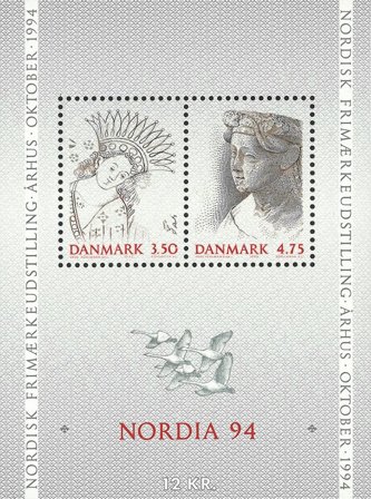 Danmark 1992 - AFA 1011x - Miniark - Postfrisk