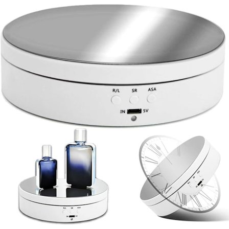 Motoriserad roterande displaystativ, 360 graders roterande skivspelare