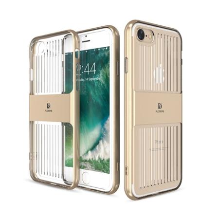 iPhone 7 - Eksklusivt Smart Shock Absorbing Hybrid Cover fra FLOVEME Marinblå