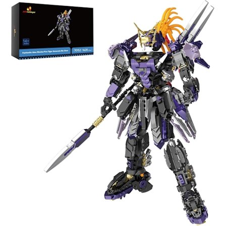 Technic Mech Byggsats 70152, Coola STEM Stridsvagn Mecha Modellset för Vuxna, Samlarobjekt Multi-Posture Warrior Leksaker för Pojkar, Perfekta Gåvor (