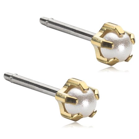 Blomdahl Örhängen GT TIFFANY PEARL 4 MM, WHITE