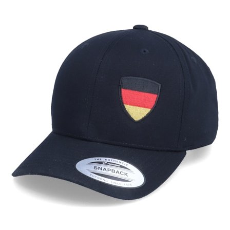 Kinder Forza - Schwarz adjustable Cap - Kinder Germany Flag Shield Black Adjustable @ Hatstore