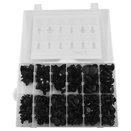 CQBB 240 stk. kofangerholder clips bil plast nitter fastgørelseselement holder