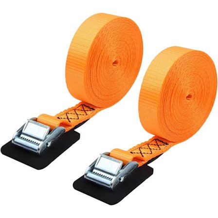 (2-pak) Solid 2,5 cm * 6,1 m Surringsstropp Lastestropp Cargo Tie