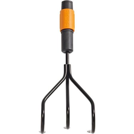 Fiskars QuikFit 1000680 Kultivator med tre klor, 305 mm, Hageredskap