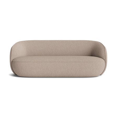 Marseille 3 personers sofa - Alpine Mørk Beige - 216x92x74cm - Sofa, 3 personers sofa - Nordisk minimalisme og fransk design
