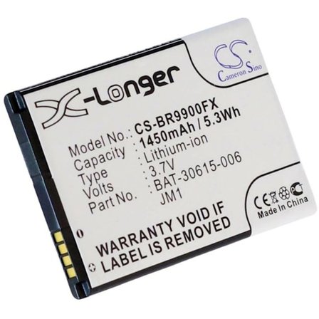 Batteri för BlackBerry JM1 ersättningsbatteri