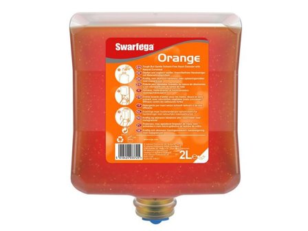 SWARFEGA Handrengöring Orange 2L - Lyreco - Städ och hygien - Tvål och hygien - Tvål - Flytande