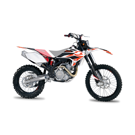 Kit Adesivi Blackbird Dream 4 Rosso-Bianco-Nero - Beta RR 400 4T 2005-2009