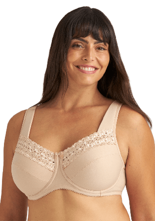 Miss Mary of Sweden Broderie Anglaise Bh Dam Beige E90