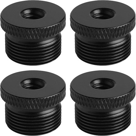 4 kpl Kameran ruuviliitin 1/4 naaras - 5/8 uros kierreadapteri kamera-/mikrofonijalustalle