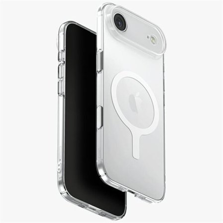 Uniq Airsuit-etui til iPhone 17 Air Magclick-opladning - gennemsigtig