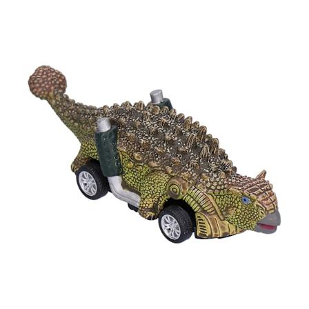 Dinosaurie Drag Back Fordon Leksak för Barn - Ankylosaurus Bil Födelsedagspresent för Pojkar och Flickor