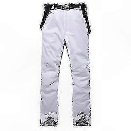 Isolerte skibukser for menn for vinteren, vanntette og vindtette snøbukser med termisk beskyttelse