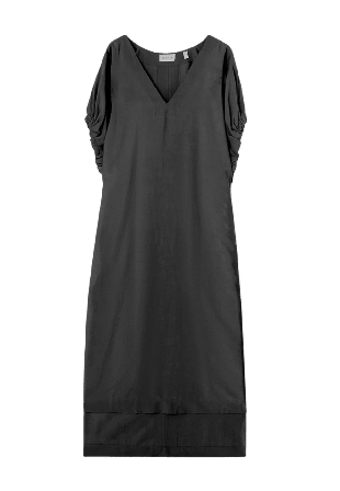 Dagmar ROUCHED DRESS Klänningar Dam Svart 38